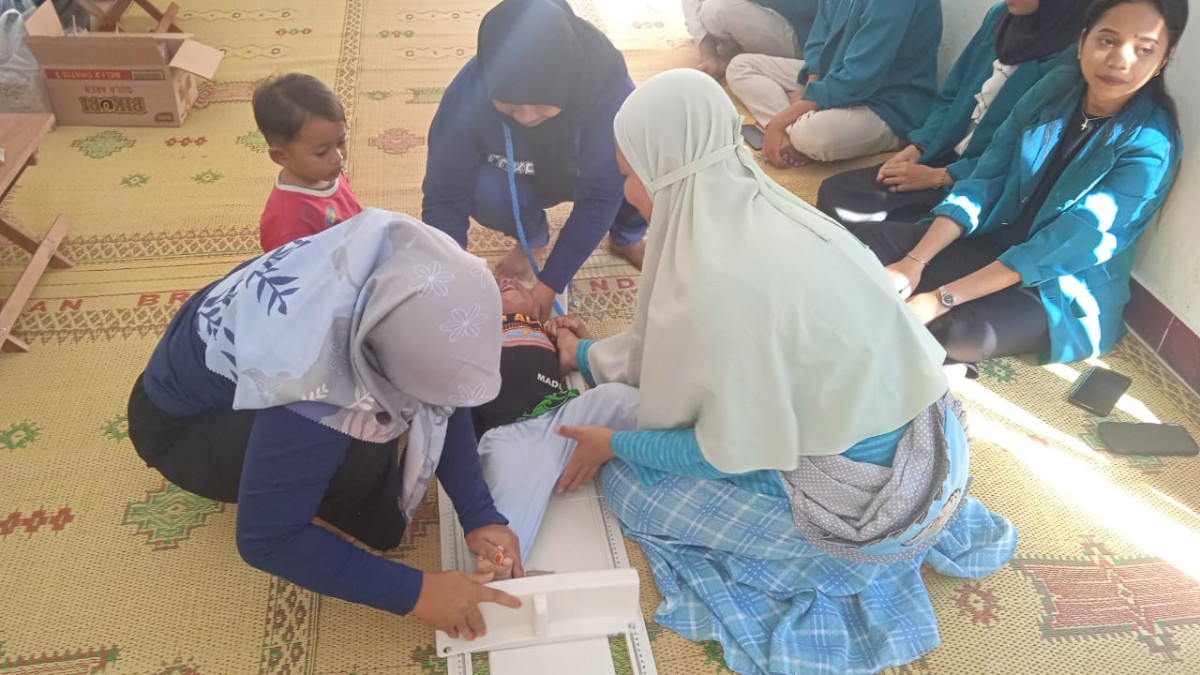 Posyandu balita pisang