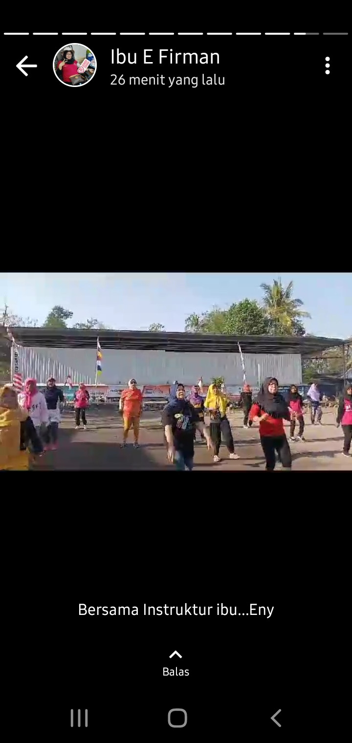 Senam rutin minggu pagi cokrogaten