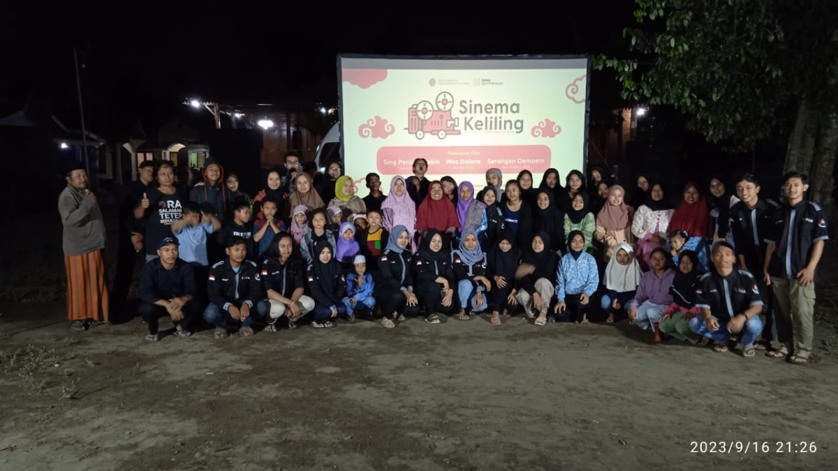 Nonton Film Bersama yang Diadakan Dinas Kebudayaan