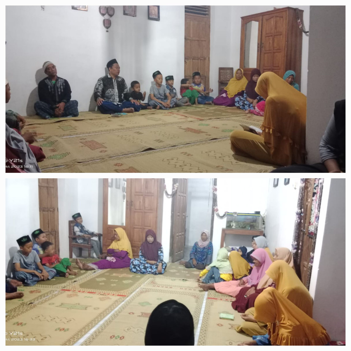 Yasinan rutin malam jum'at tegal jaten balong