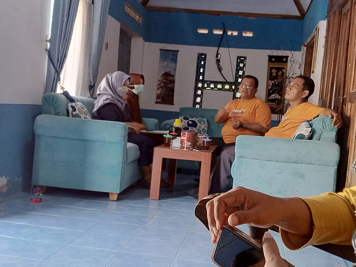 Kunjungan pemeriksaan jentik di balong