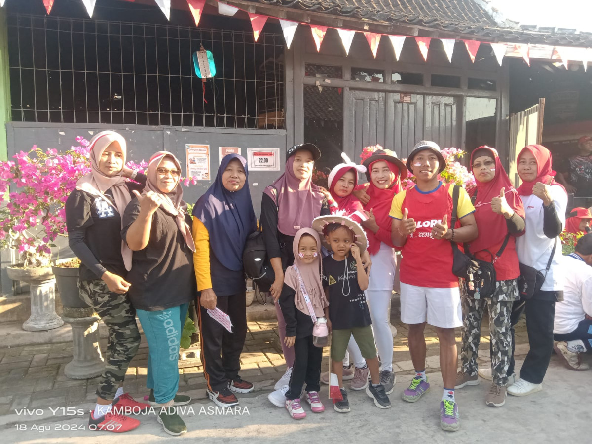 Jalan sehat dusun Kalibulus