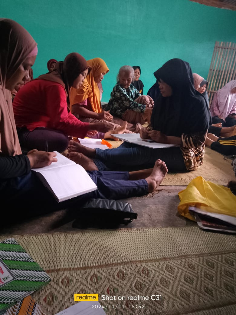 pertemuan dasawisma melati 7 dan 8 Rogobangsan