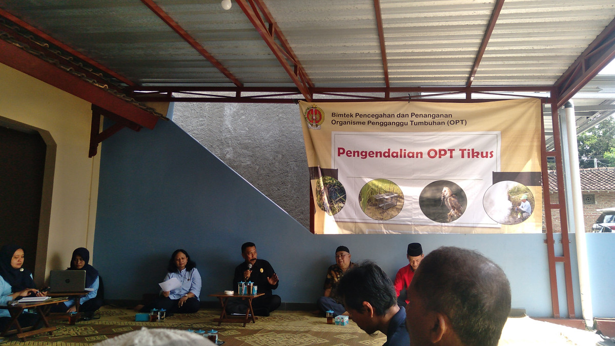 Bimtek pengendalian vektoe tiuks cokrogaten