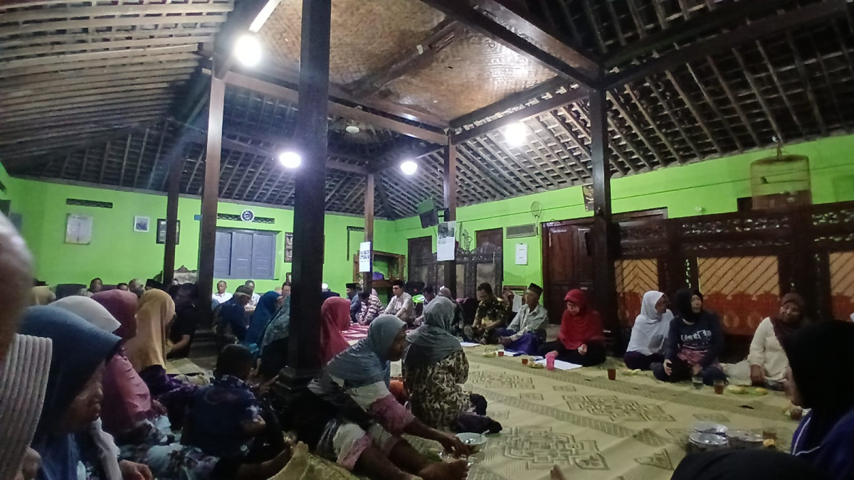 Pertemuan kelompok tani & dono praloyo dusun Kalibulus