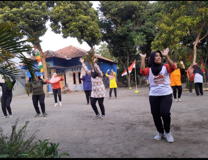 Senam sehat dusun Krebet