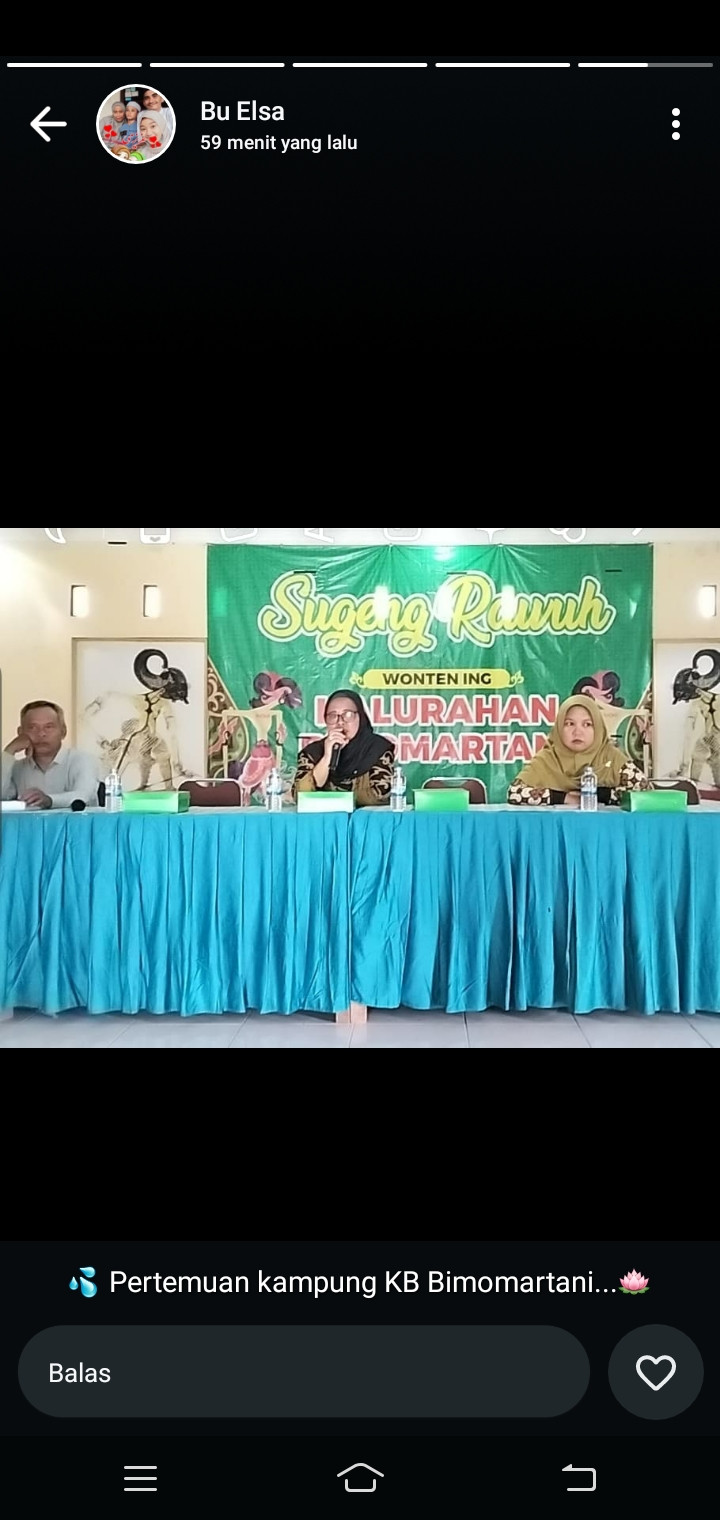 Pembinaan kampung KB sorasan