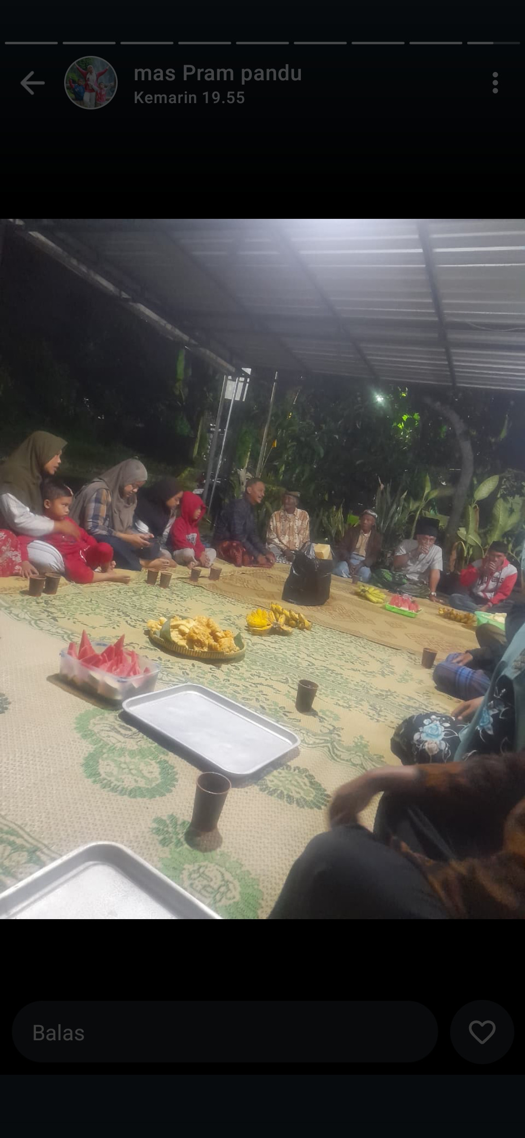 Tirakatan memperingati hari jadi sleman ke 109