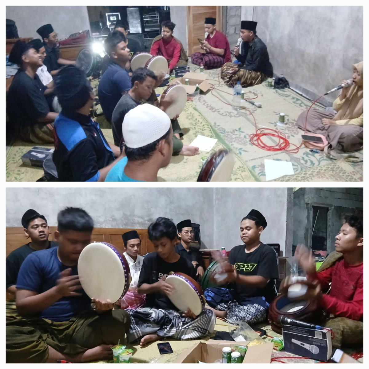 Latihan hadroh tegal jaten balong