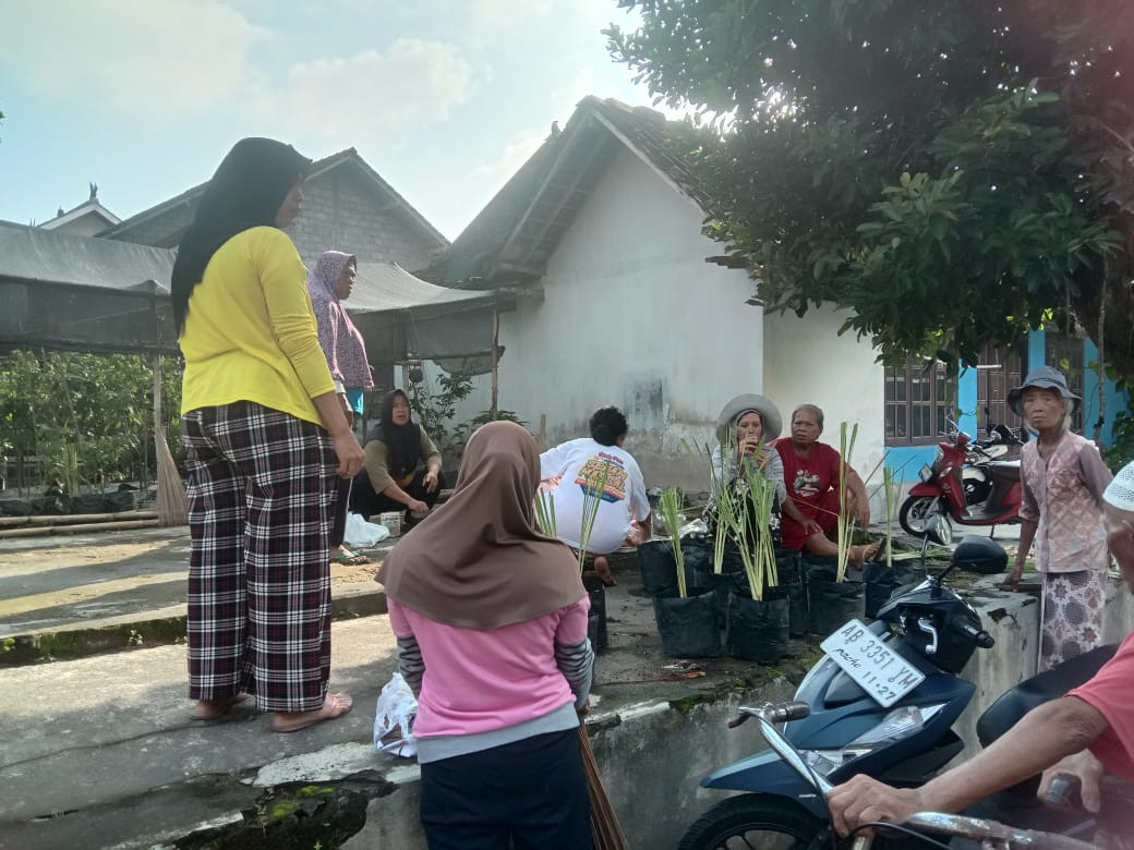 Penanaman apotik hidup rt 03 dusun koroulon kidul