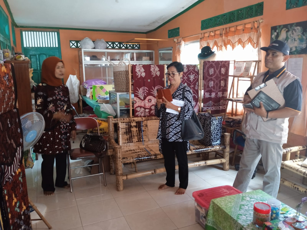 Kunjungan UMKM batik di Sorasan