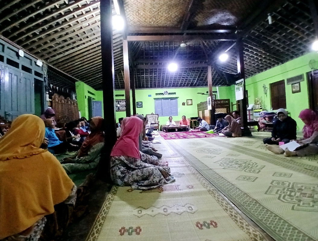 Pertemuan Donopraloyo & Kelompok Tani dusun Kalibulus