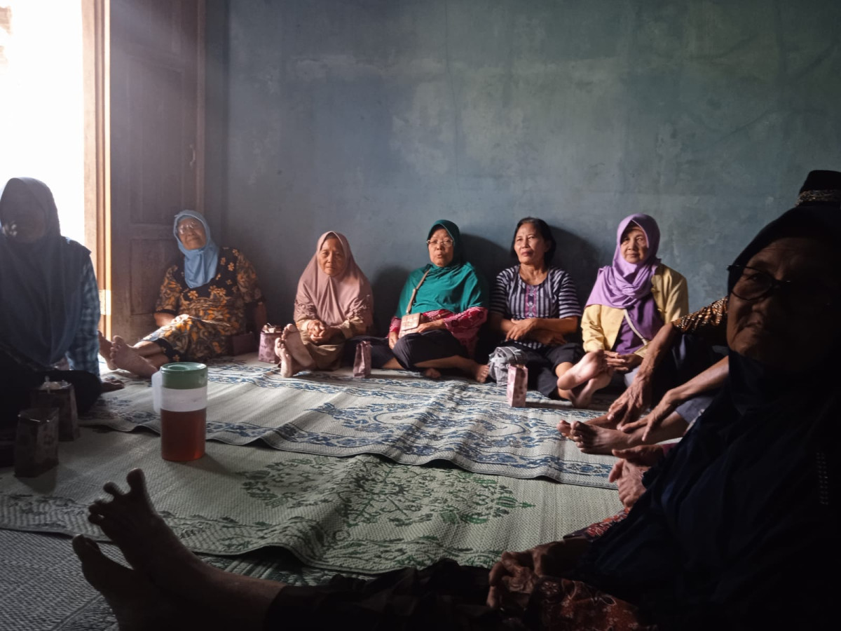 Pertemuan PKH dusun koroulon kidul