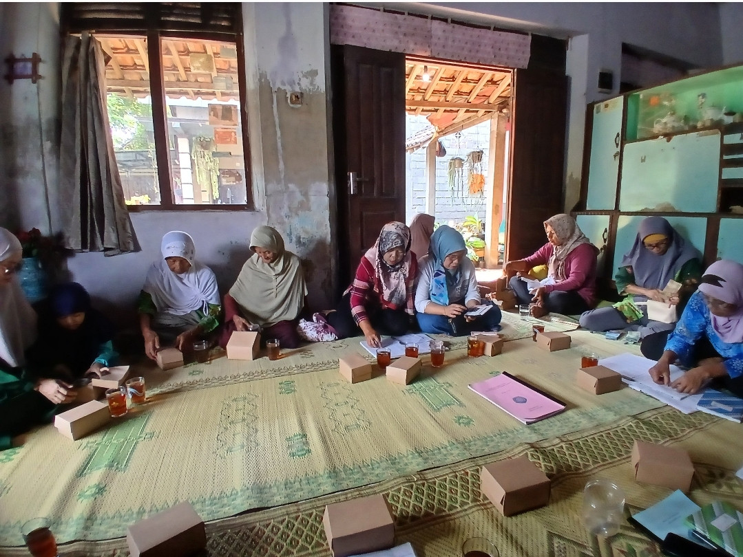 Pertemuan PKK RT 04 dusun Kalibulus