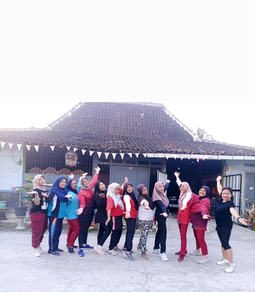 Senam rutin sabtu sore dusun Kalibulus