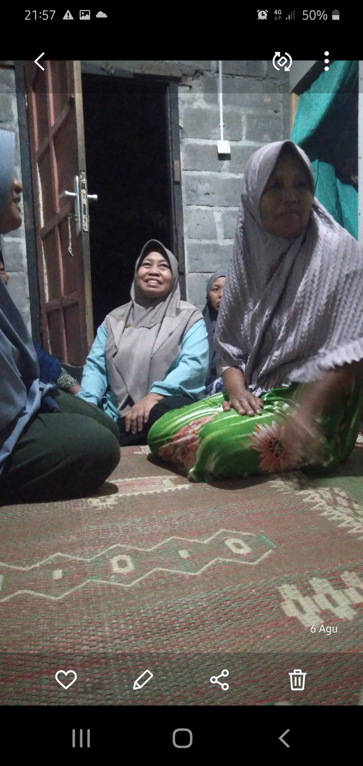 Menengok warga rt 02 yg sakit dusun cokrogaten