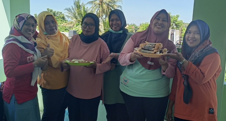 Kader Padukuhan Macanana Mengikuti Pelatihan Menu PMT Lokal di Puskesmas