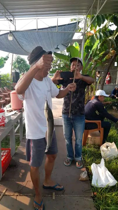 Lomba memancing di Rogobangsan dlm rangka HUT RI ke 80