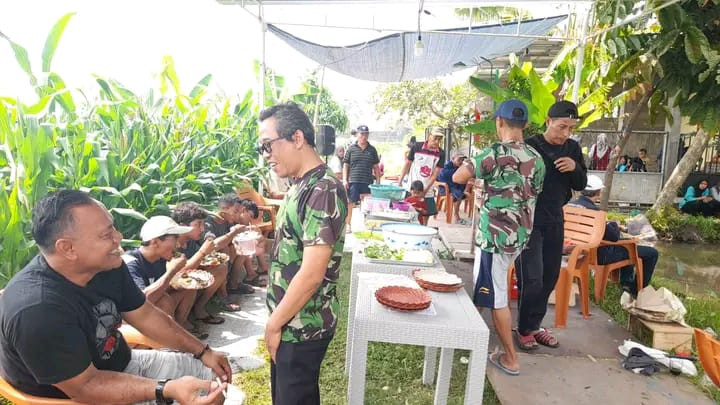 Lomba memasak BPK BPK di dusun Rogobangsan dlm rangka HUT RI ke 80