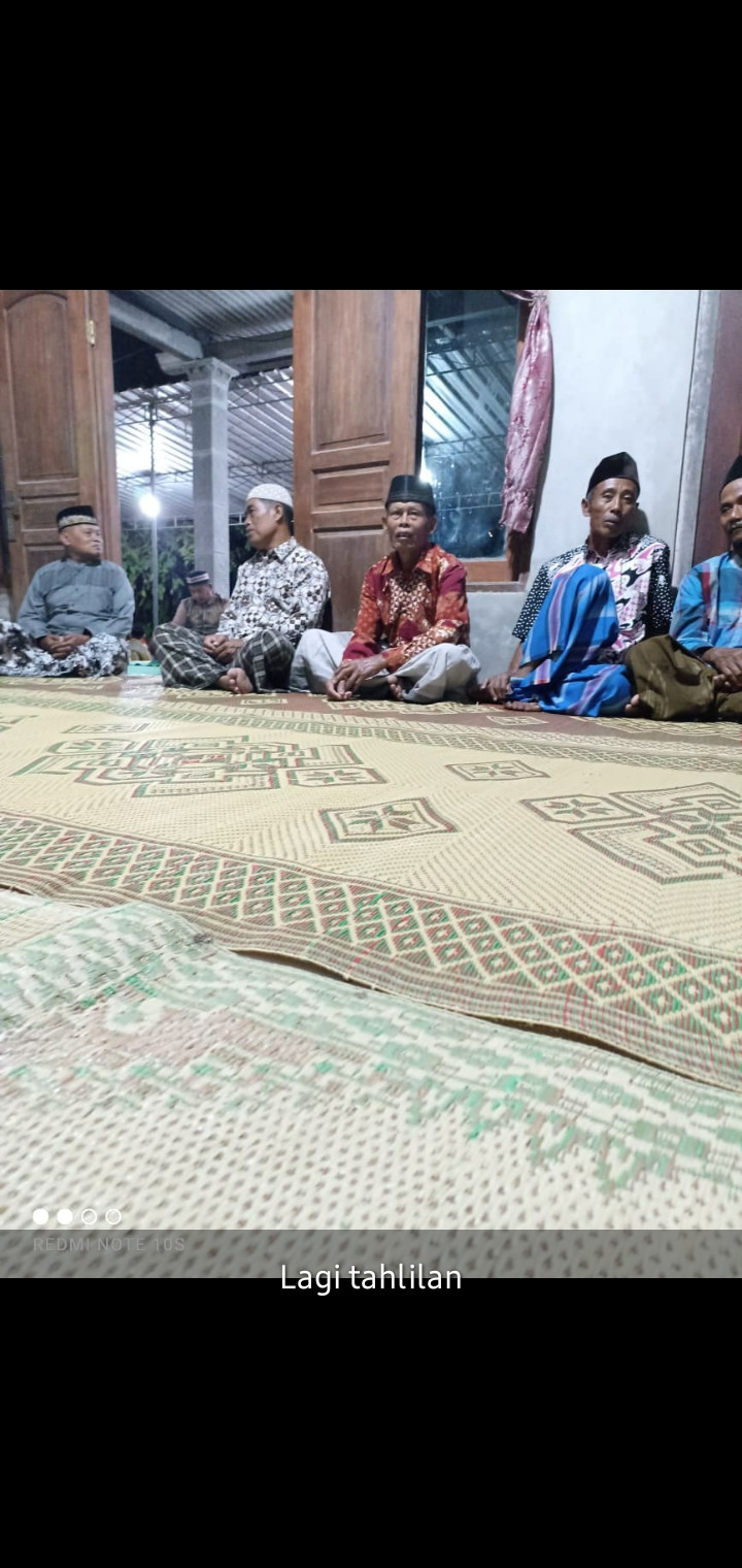 Tahlil 7harian almarhum bpk suratmin cokrogaten