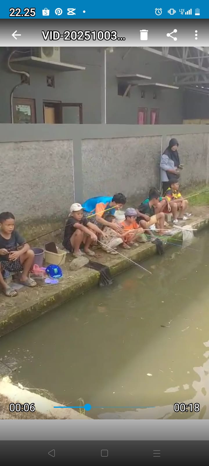 Lomba mancing anak-anak