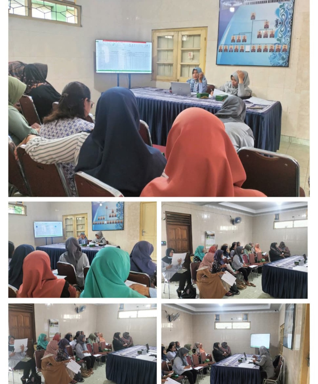 Kader Padukuhan Kalibulus mengikuti koordinasi pembuatan laporan tahunan