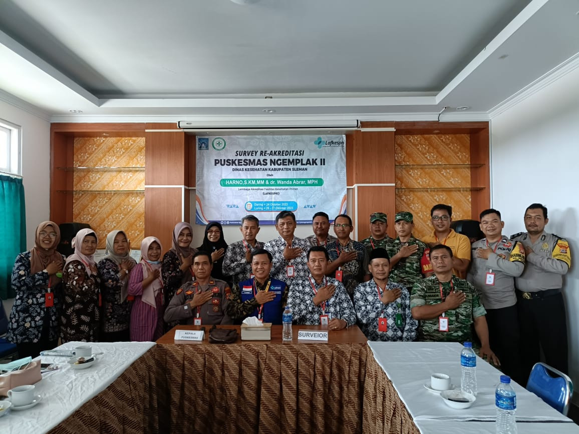 Survey Re-akreditasi Puskesmas Ngemplak II