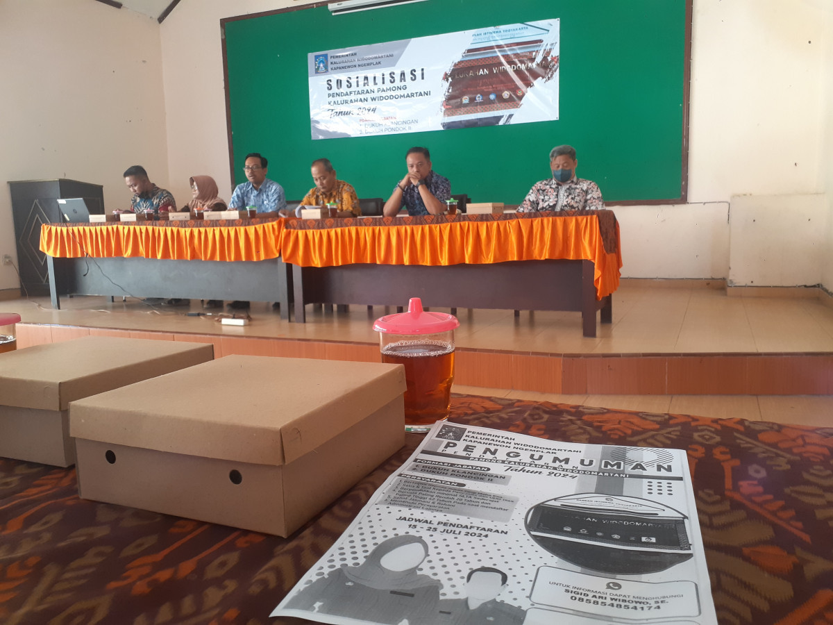 Sosialisasi pengangkatan pamong Kalurahan Widodomartani