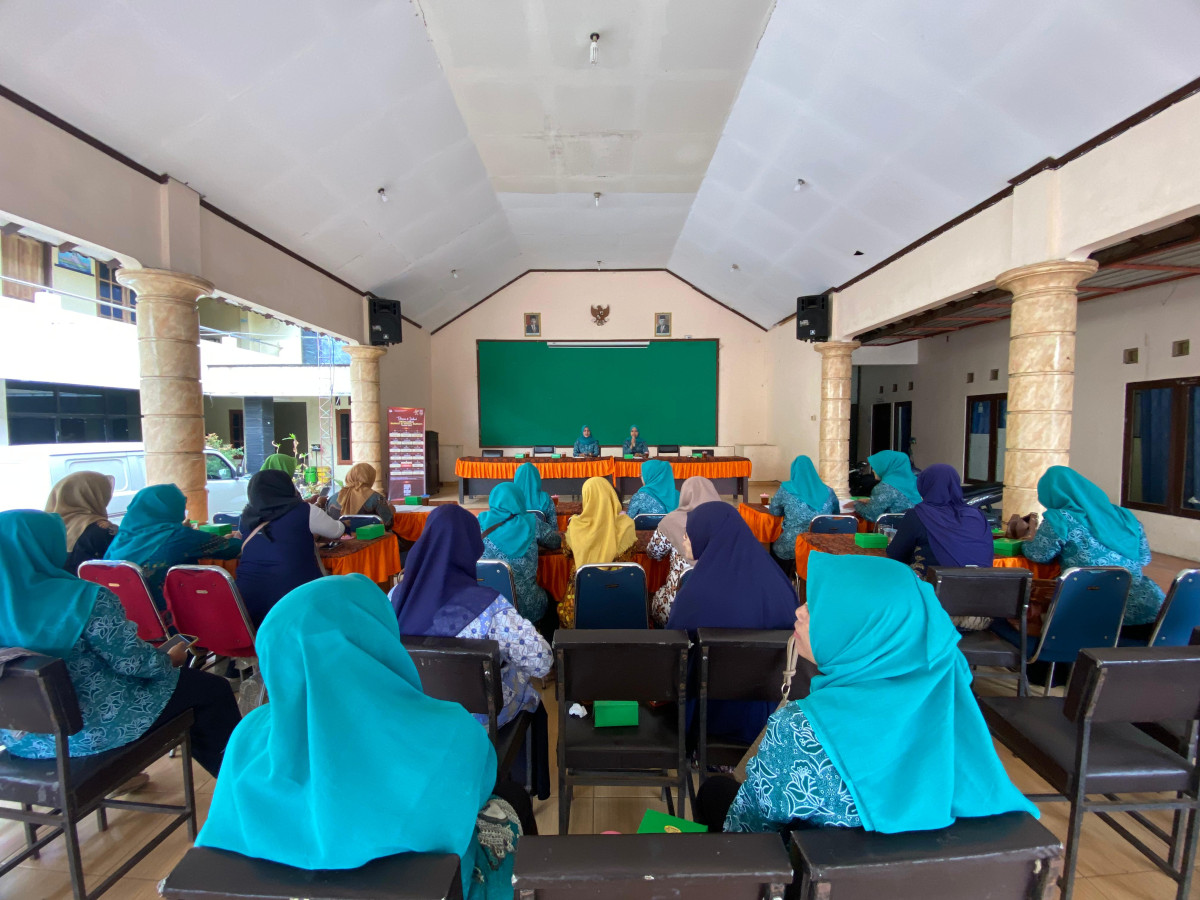 Pertemuan rutin PKK Kalurahan widodomartani