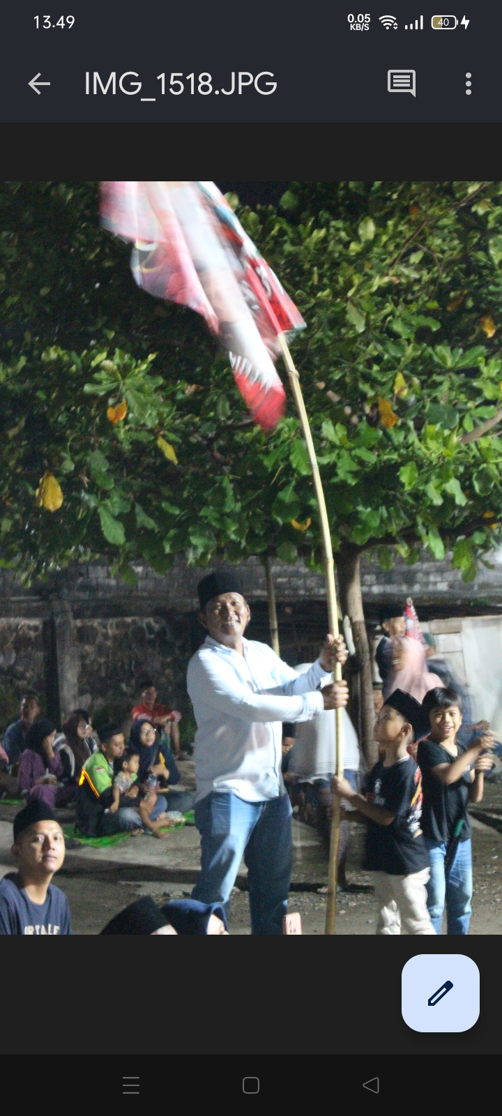 Sholawatan macul langit di Kalijeruk