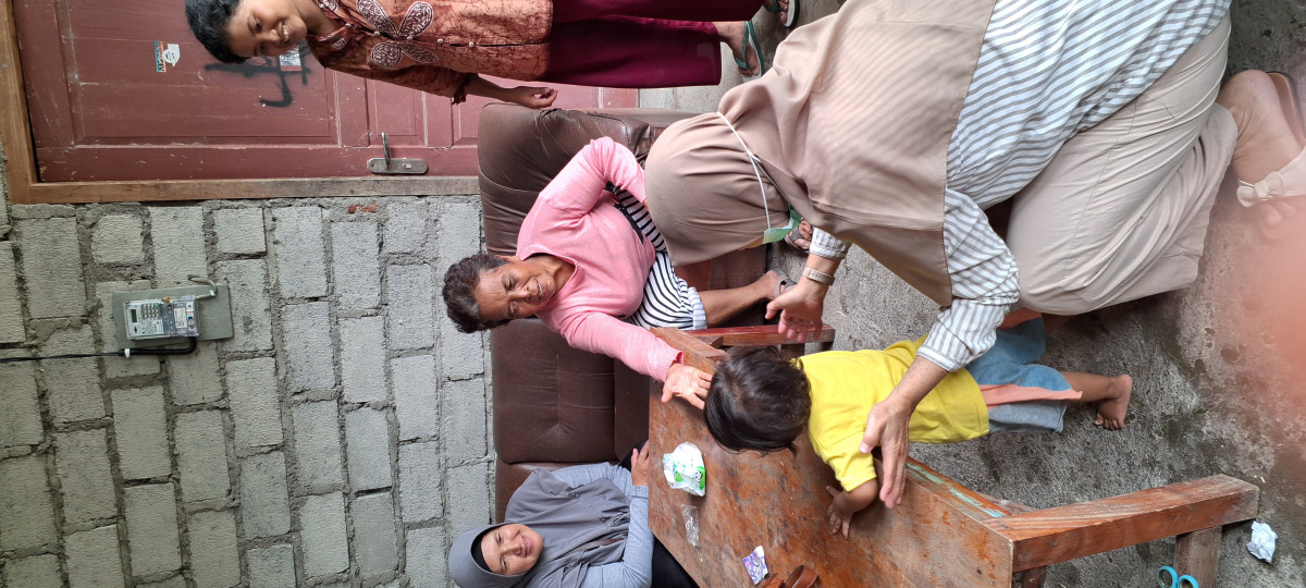 Kunjungan rumah baduta dipadukuhan kemasan