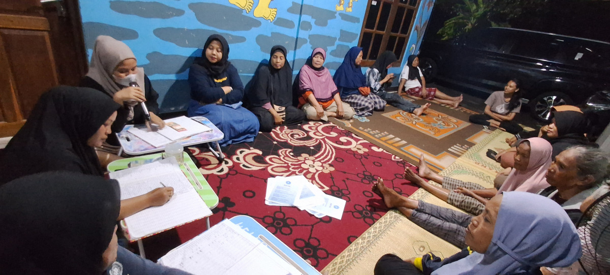 Pertemuan pkk padukuhan kemasan