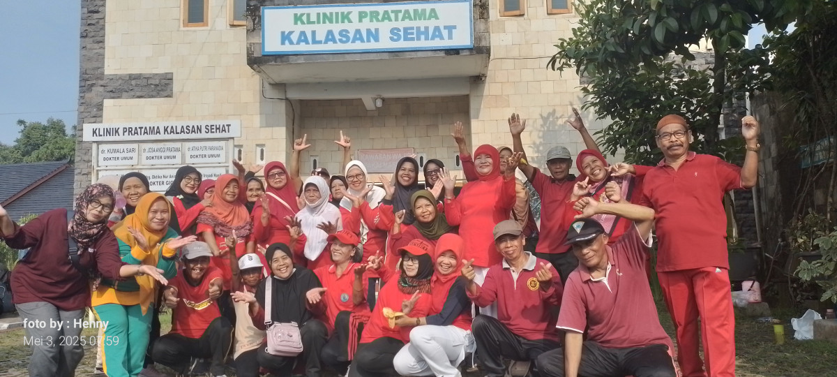 Senam lansia di Klinik Pratama Sehat Kalasan(Dalem)