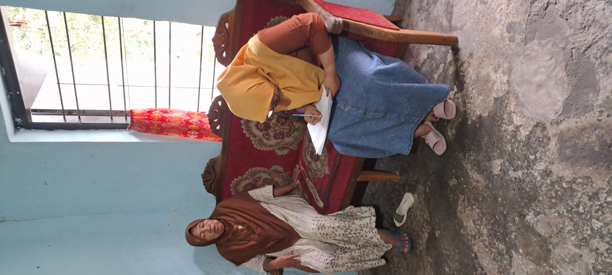 Kunjungan rumah lansia didusun kemasan