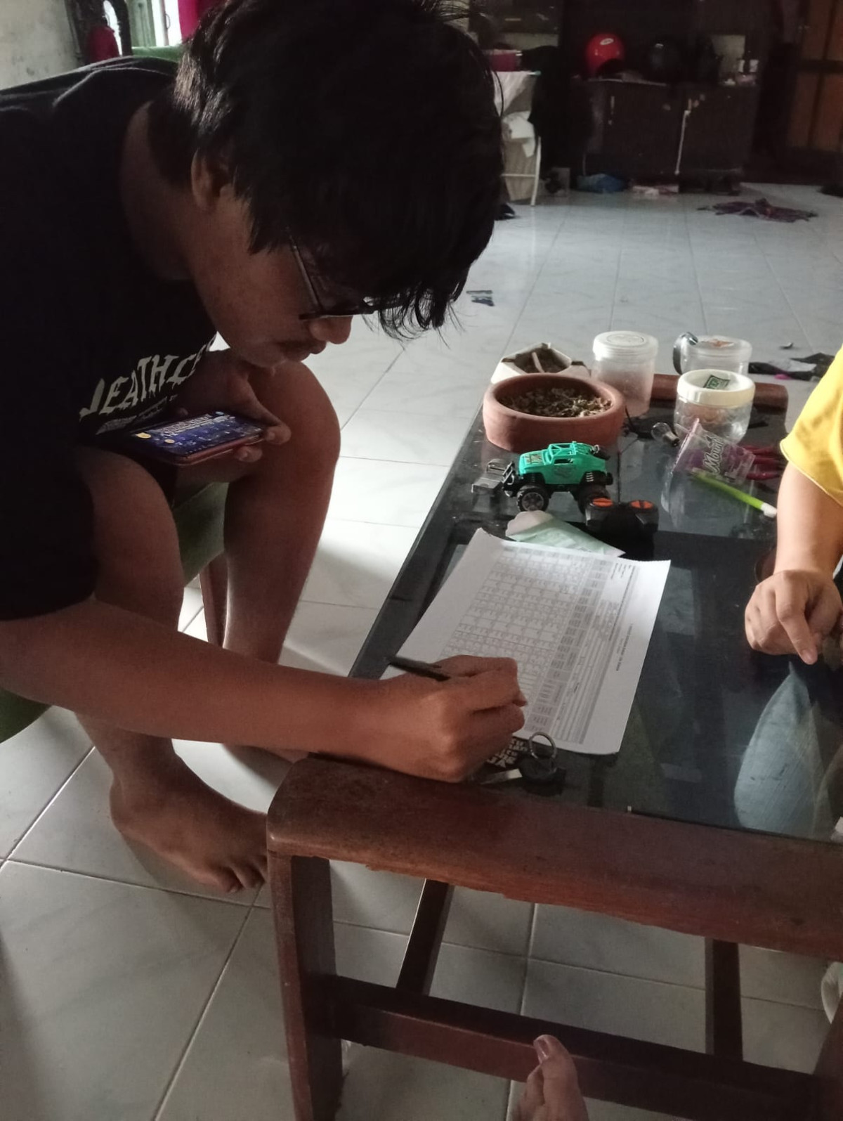 pendataan usia >18 dengan riwayat DM