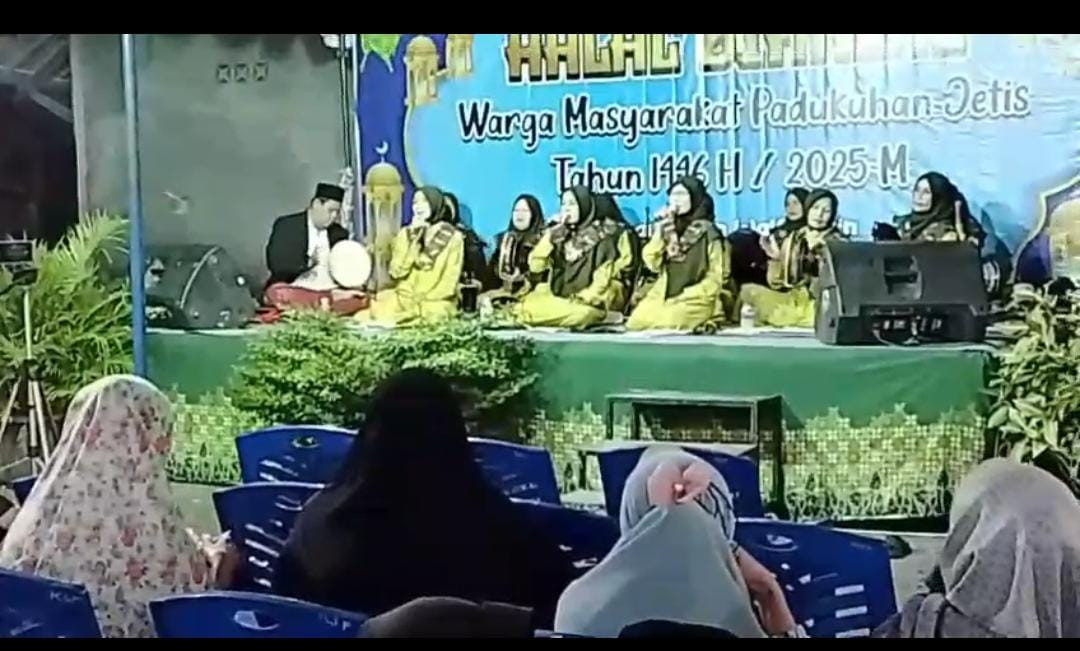 Syawalan dan pengajian warga padukuhan jetis