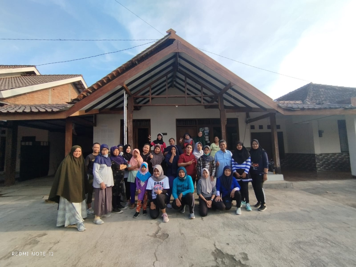 Senam sehat bersama ibu ibu dusun Jetis