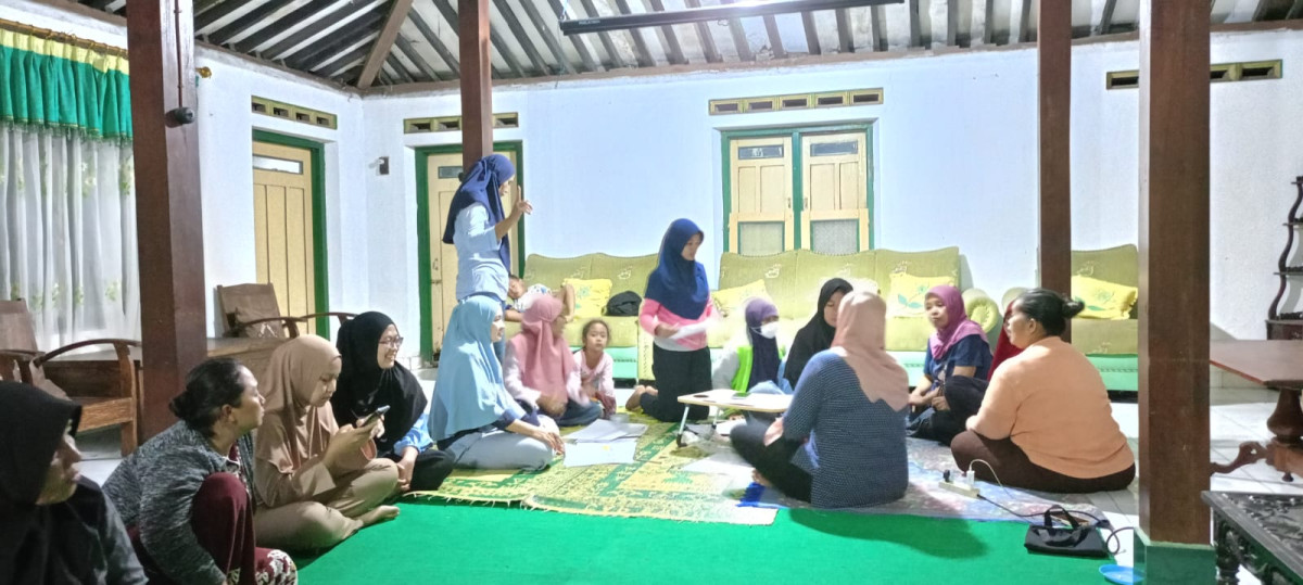 Pertemuan dasawisma Rt 5 dusun jetis