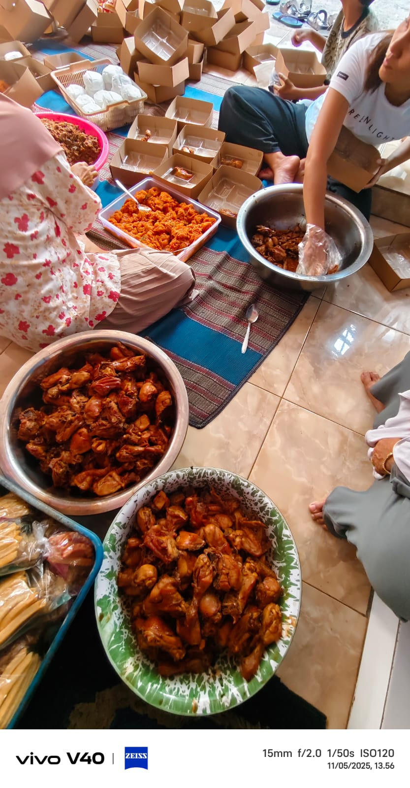 Persiapan pengajian pamit haji ( ngalian )