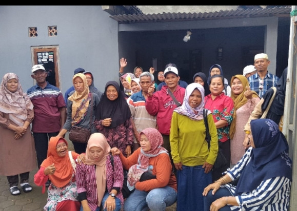 Silahturahmi di dusun walik angin  ( karang )