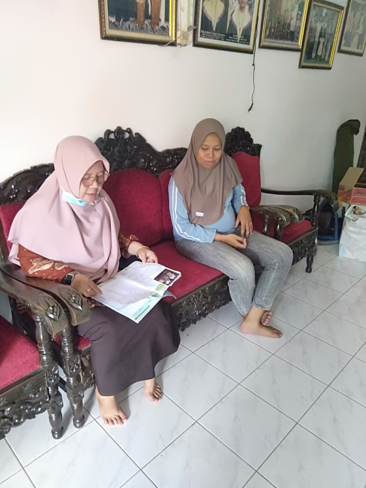 Kunjungan bumil di Karanganyar