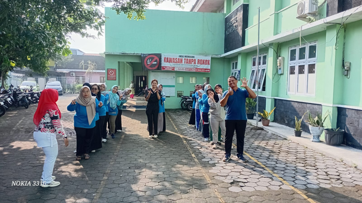 Ngajar senam di Puskesmas Ngemplak 2 (Dalem)