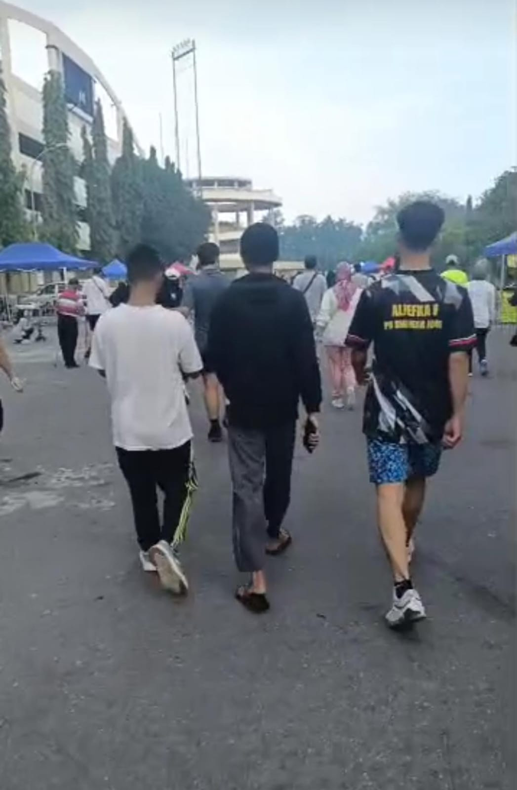 Jalan pagi bersama remaja jetis