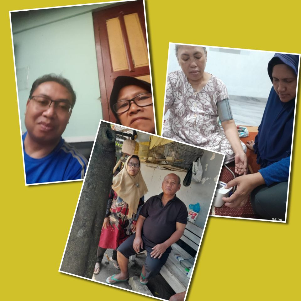 Kunjungan rumah skrining kesehatan usia produktif dusun jangkang