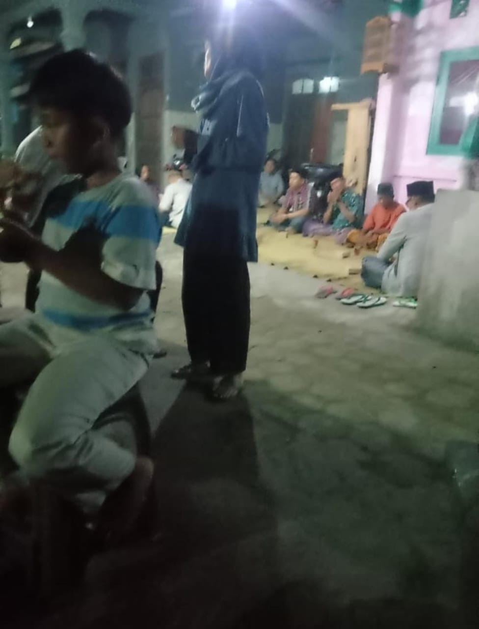 Tahlil dan Yasin di rumah bpk yuda jetis