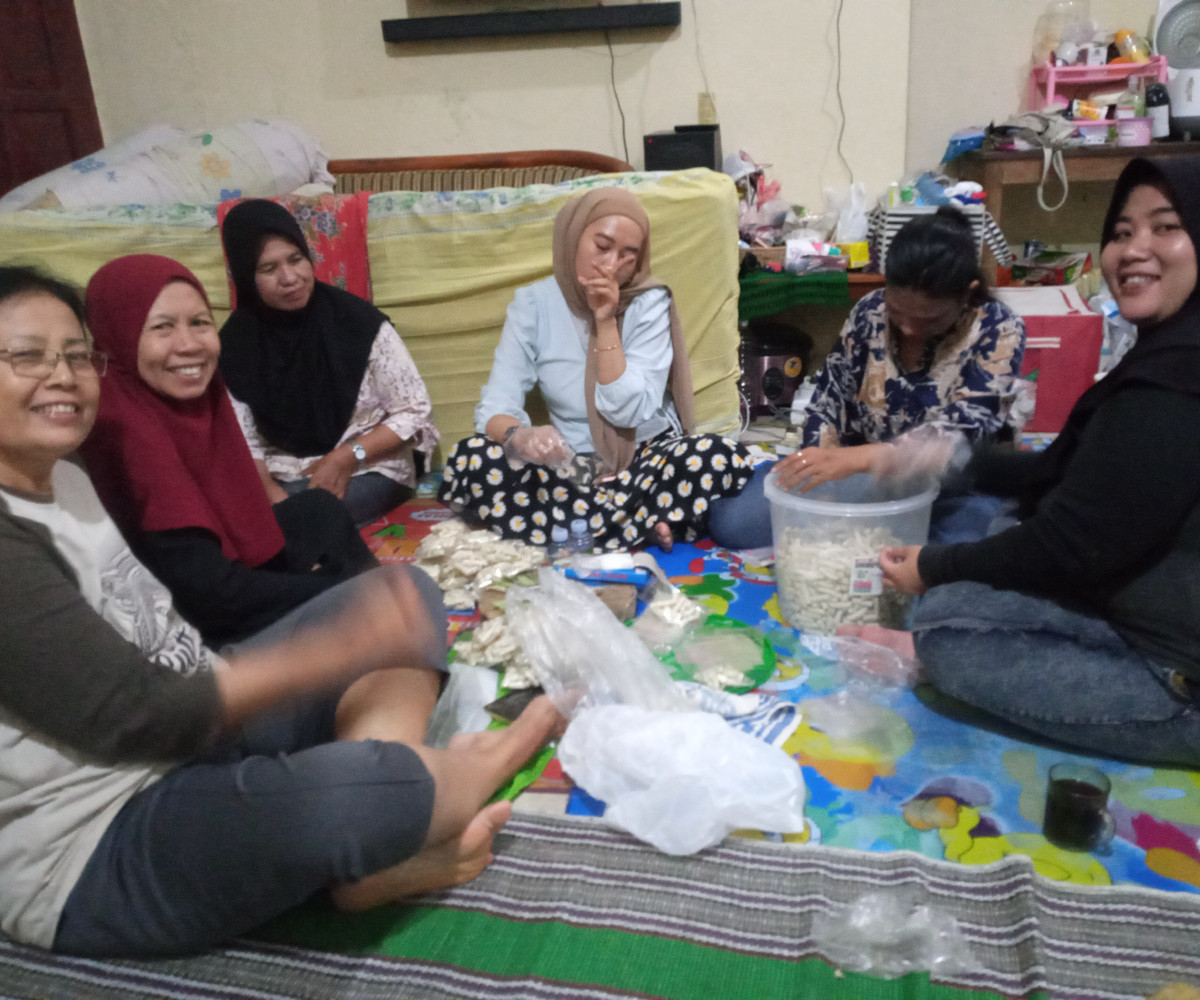 Persiapan konsumsi  iedul adha wahanapraja