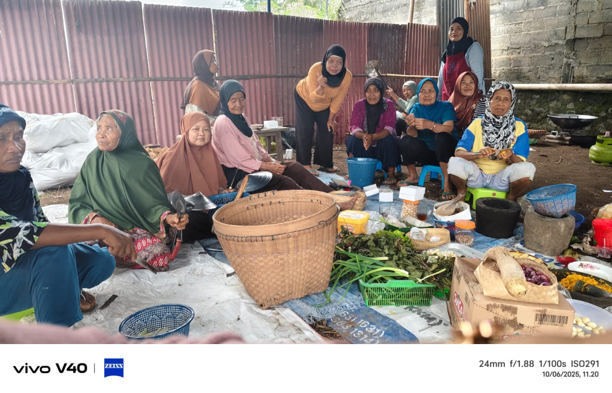 Hajatan pernikahan ( ngalian )