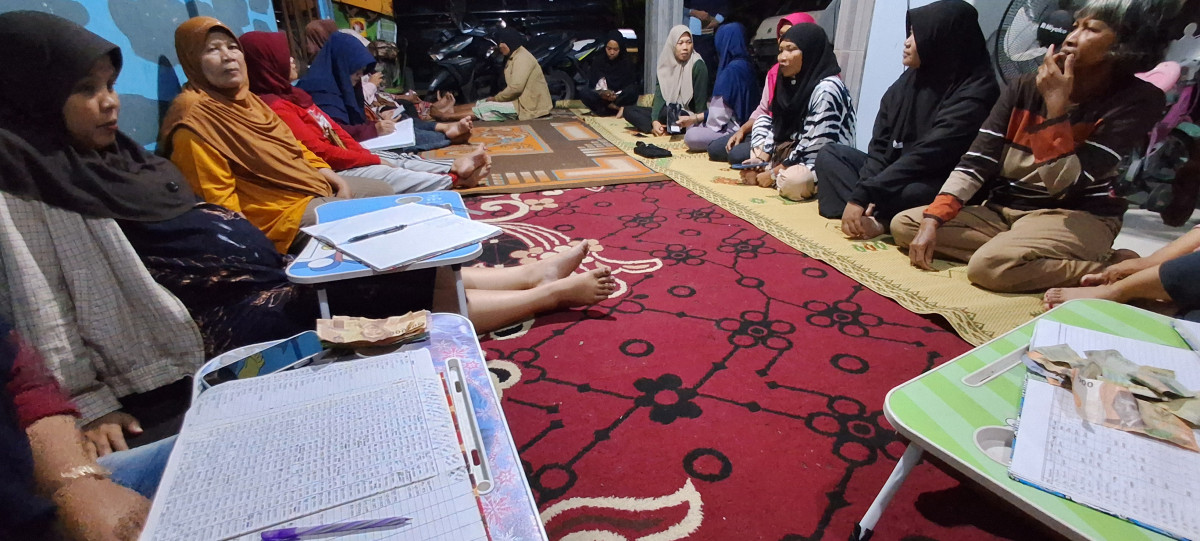 Pertemuan rutin pkk padukuhan kemasan