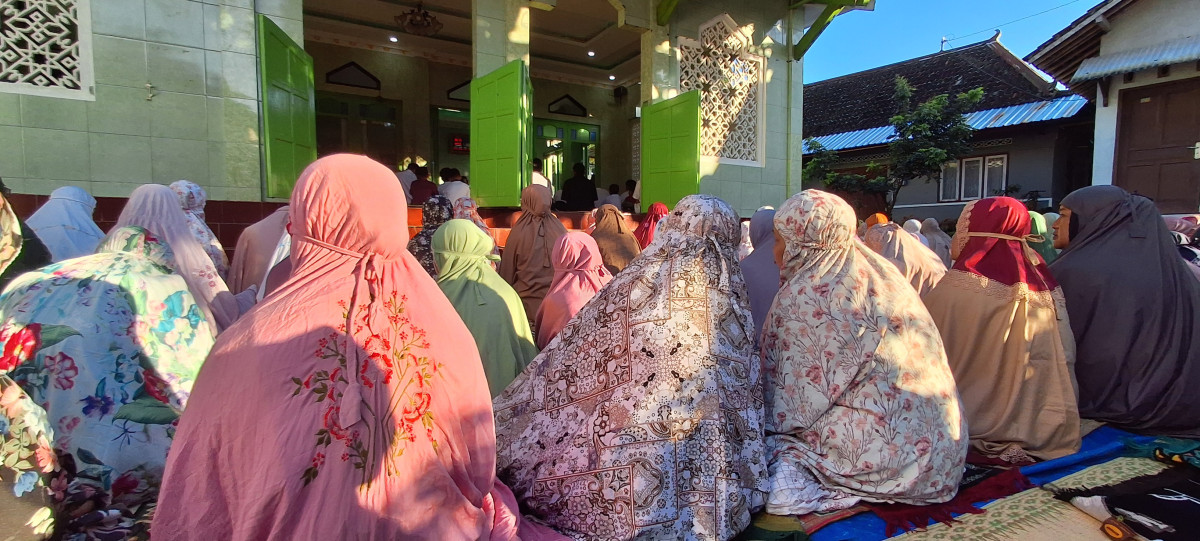 Sholat idul adha dimasjid mustaqim padukuhan kemasan
