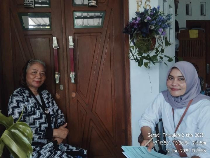 Kunjungan ke responden susenas bps ( jetis)